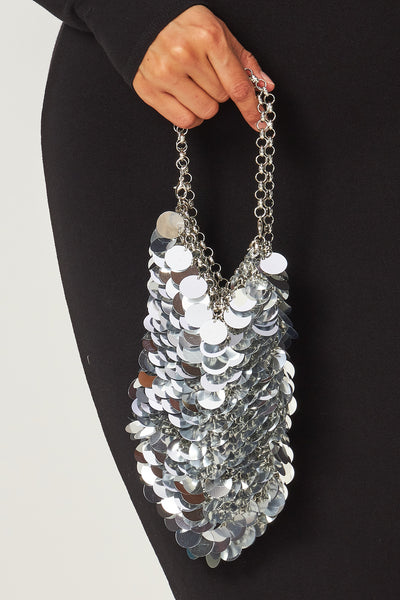 Can't Be Tamed Sequin Crossbody Chain Handbag