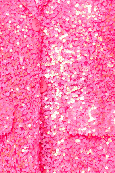 Destined To Be Sparkly Sequin Blazer Suit Jacket