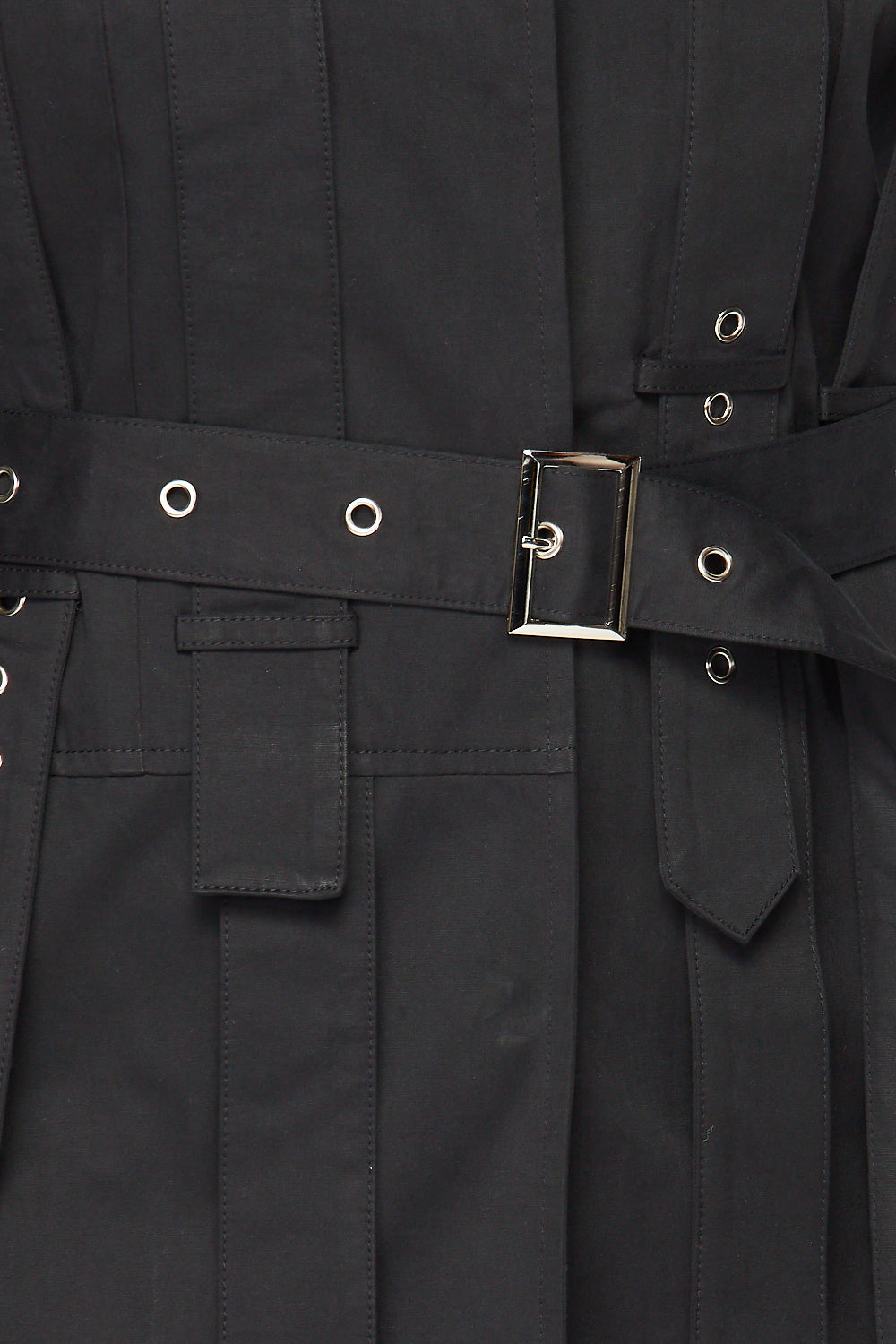 Alba Belt Detail Notch Collar Belted Blazer Jacket