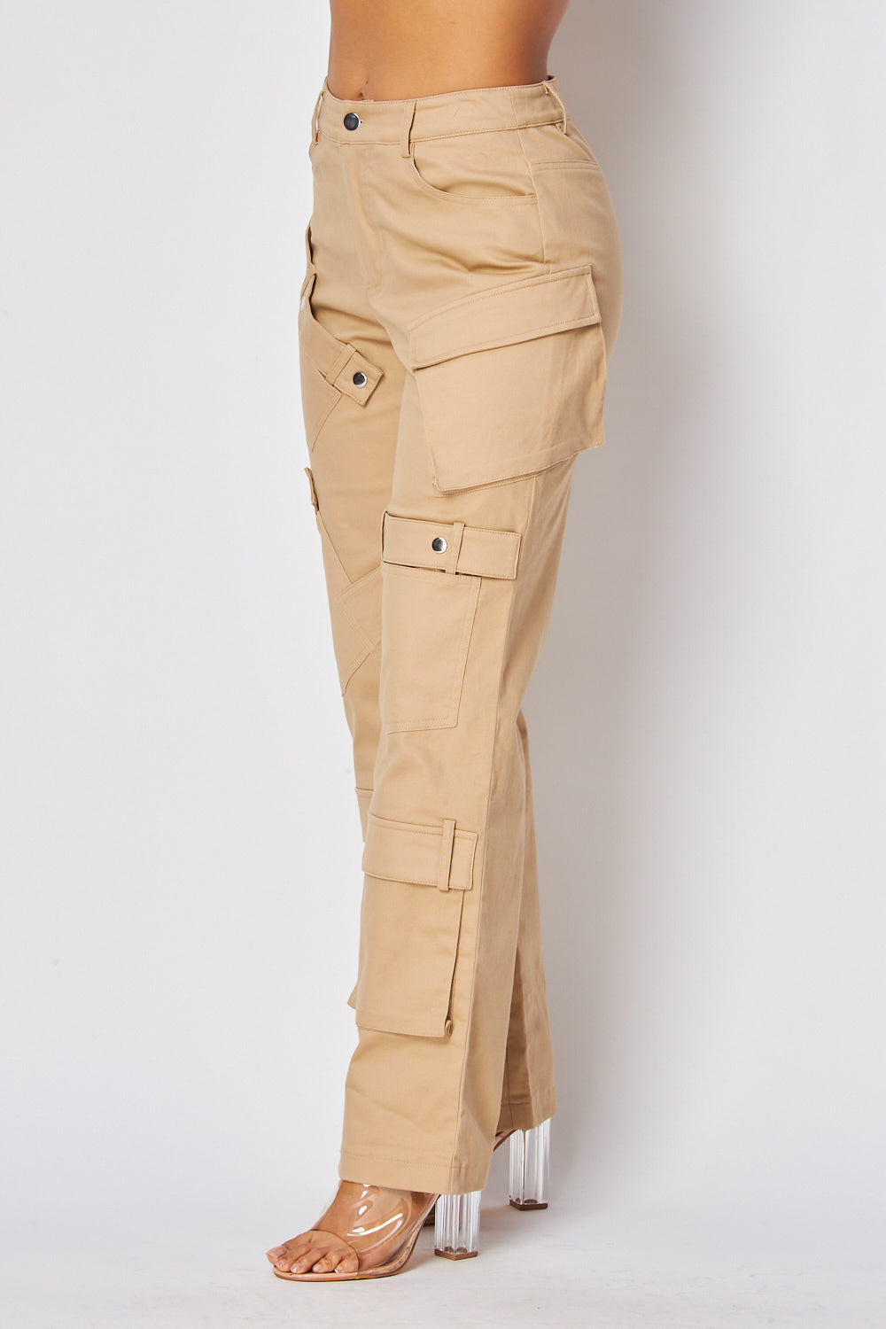 Astrid Multi Pocket Straight Leg Cargo Pants
