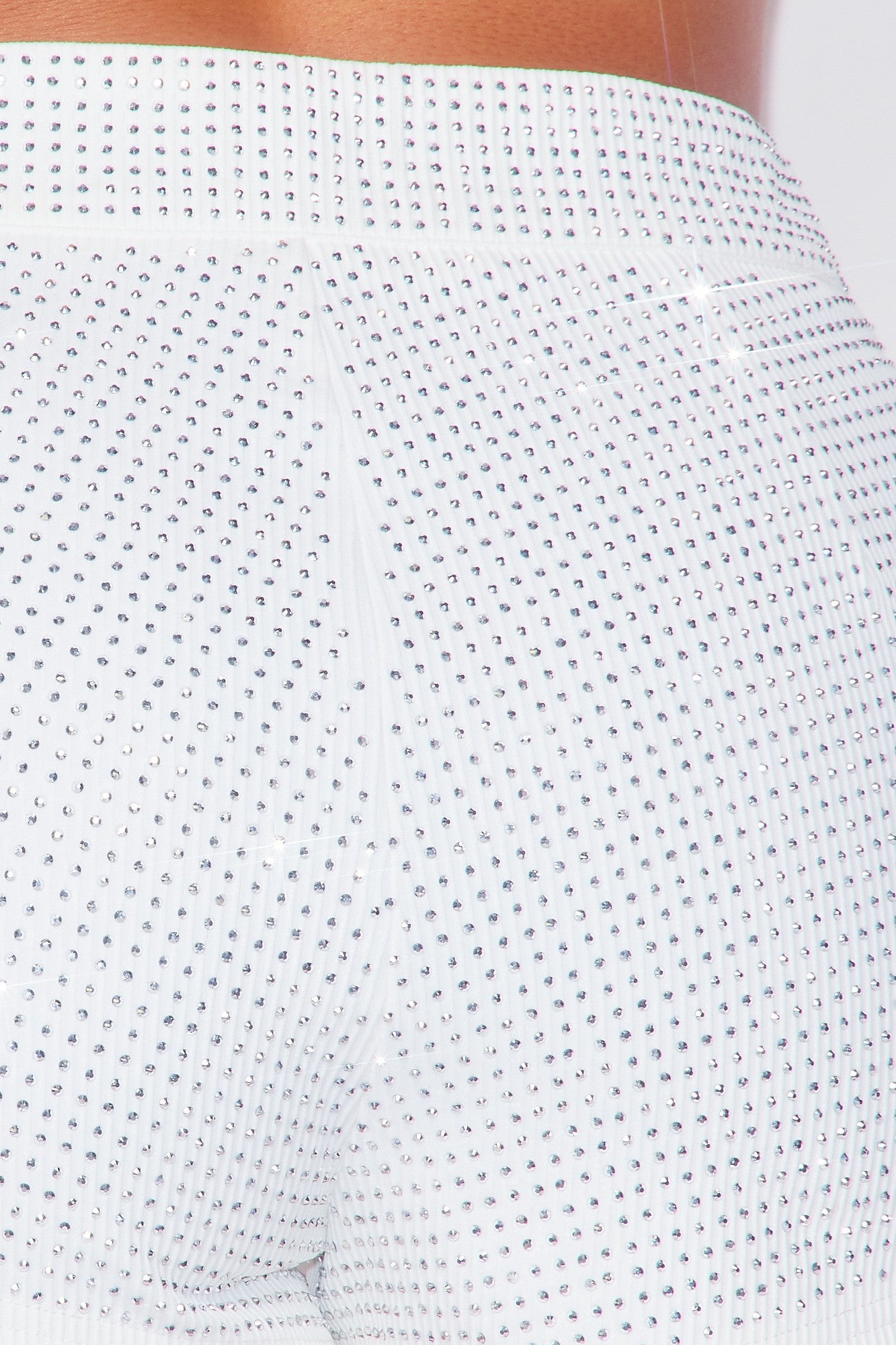 Little Details Rhinestone Detail Mini Shorts