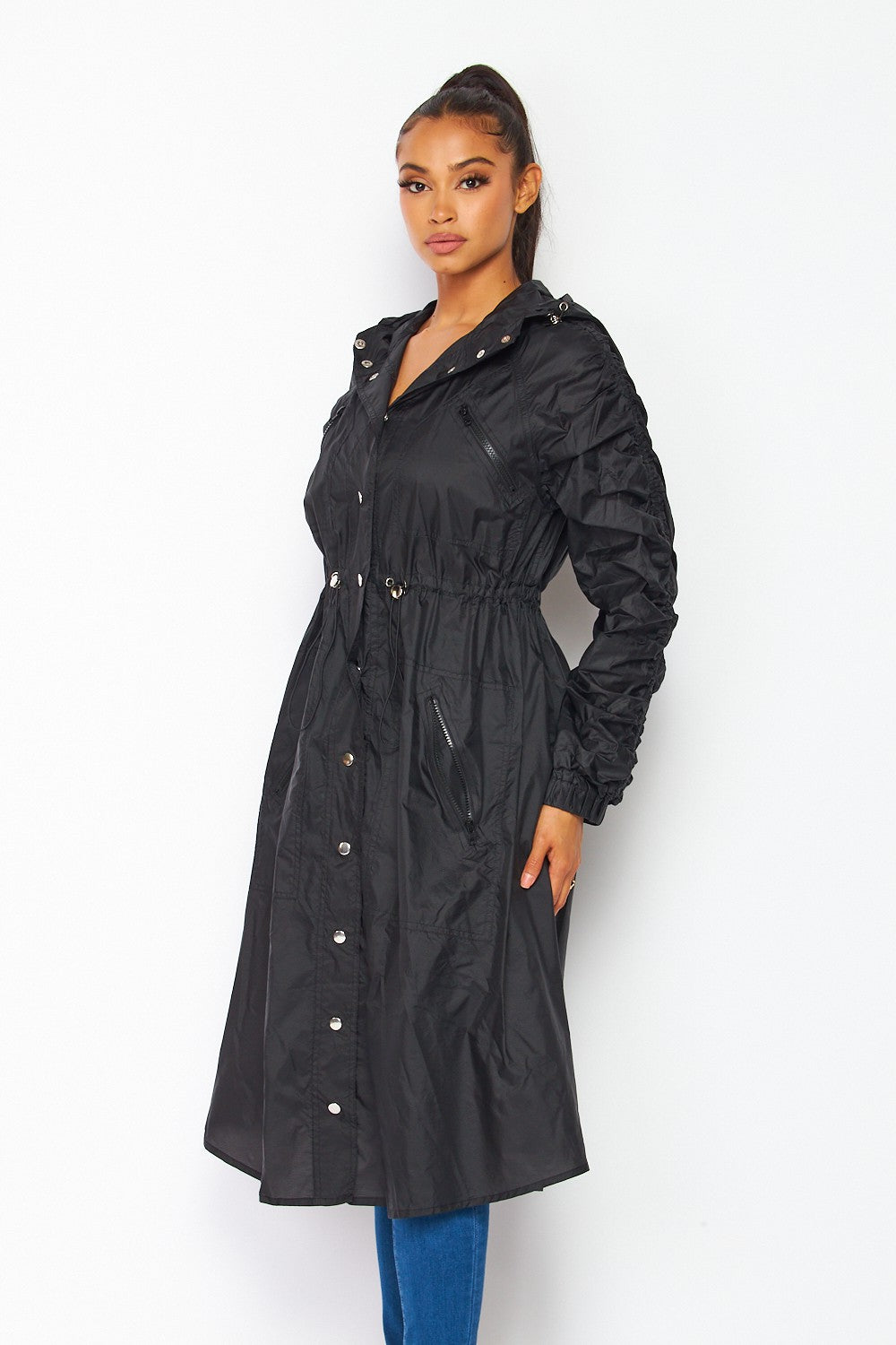 Annika Lightweight Trench Dress Coat Jacket
