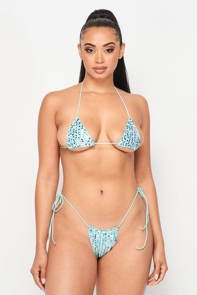 Cute AF Sequin Micro Bikini