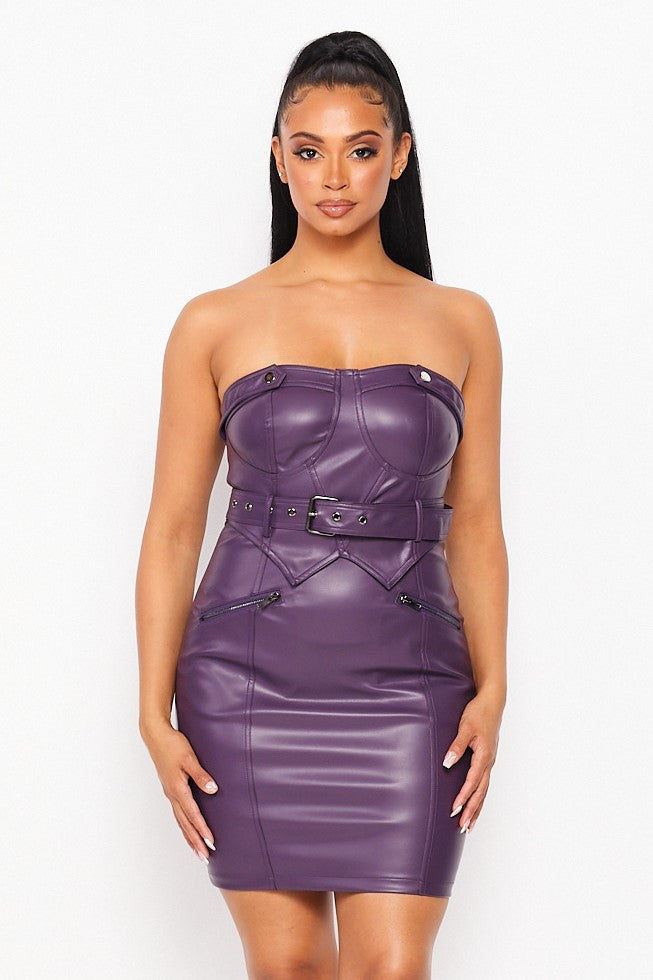 Too Far Gone Belted Dress