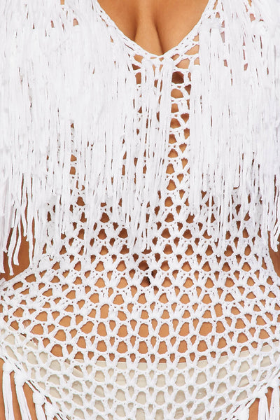 Our On Vacation Crochet Knit Bodysuit