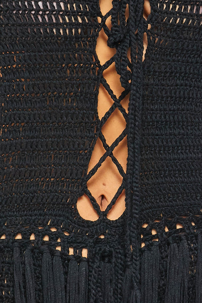 More Love Crochet Fringe Bodysuit