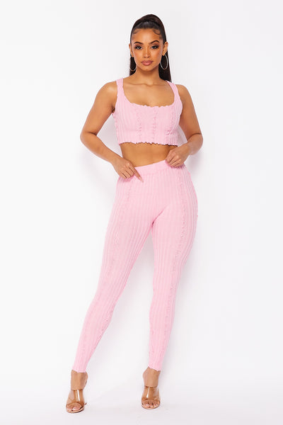 Forever After All Knit Two Piece Set