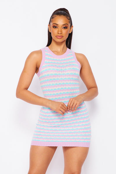 Someone Special Sleeveless Sweater Dress