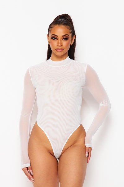 Not My Type Neon Mesh Bodysuit
